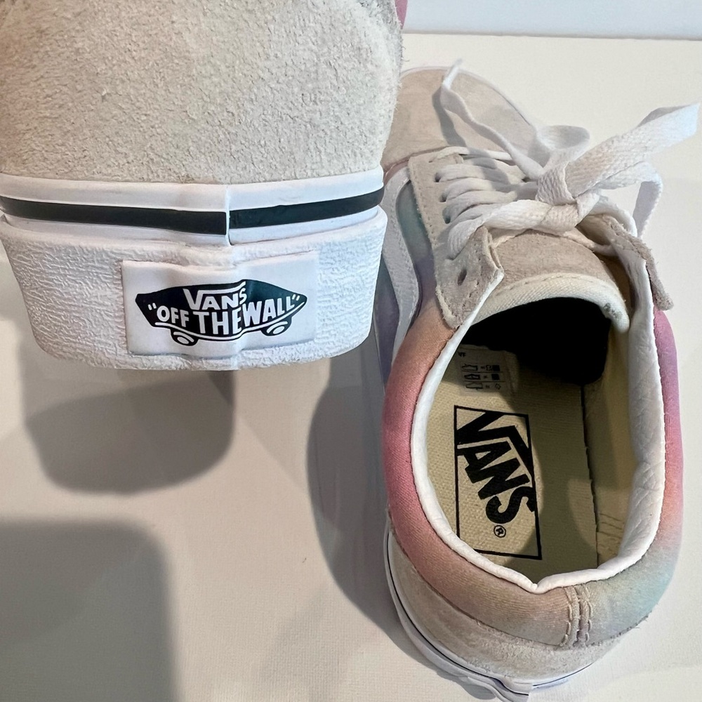 Vans Aura Shift Rainbow Gradient Sneakers Size 5.5 Women’s Girls - Picture 6 of 11